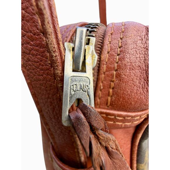 Louis Vuitton Monogram Vintage Crossbody Camera Bag Brown Leather – Rare Model - Picture 5 of 12